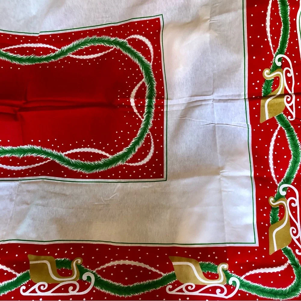 Christmas Sleigh rectangle tablecloth 66